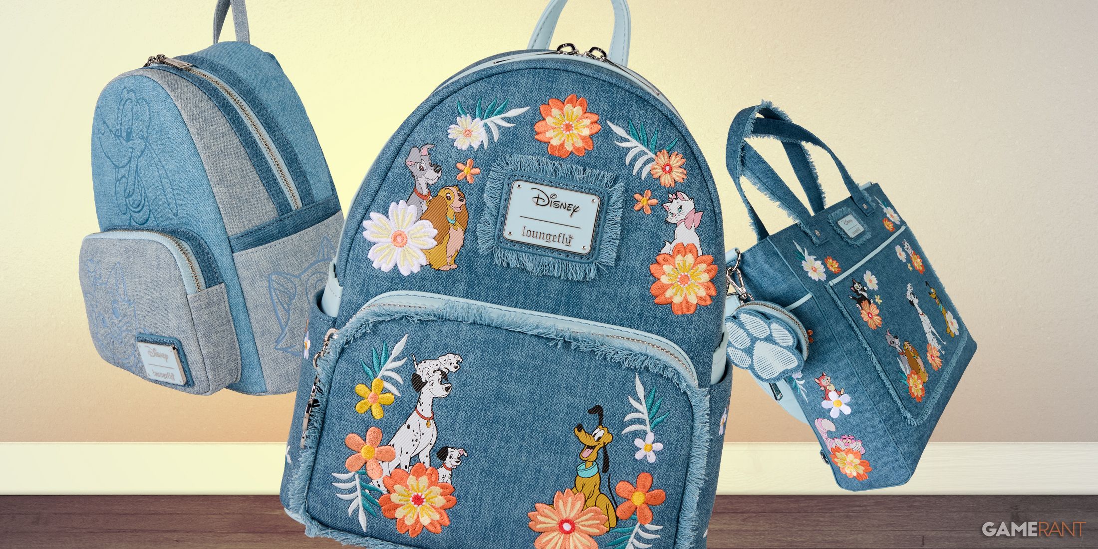 あなたは象徴的なディズニーの猫と犬のキャラクターをテーマにしたこれらの誇り高いラウンジフライバッグを逃しています