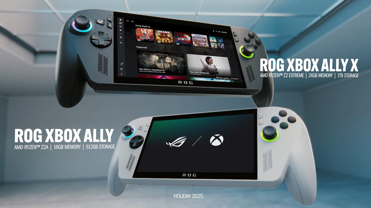Xbox Rog Ally Windows Handheldが明らかにし、Holiday 2025をリリースします