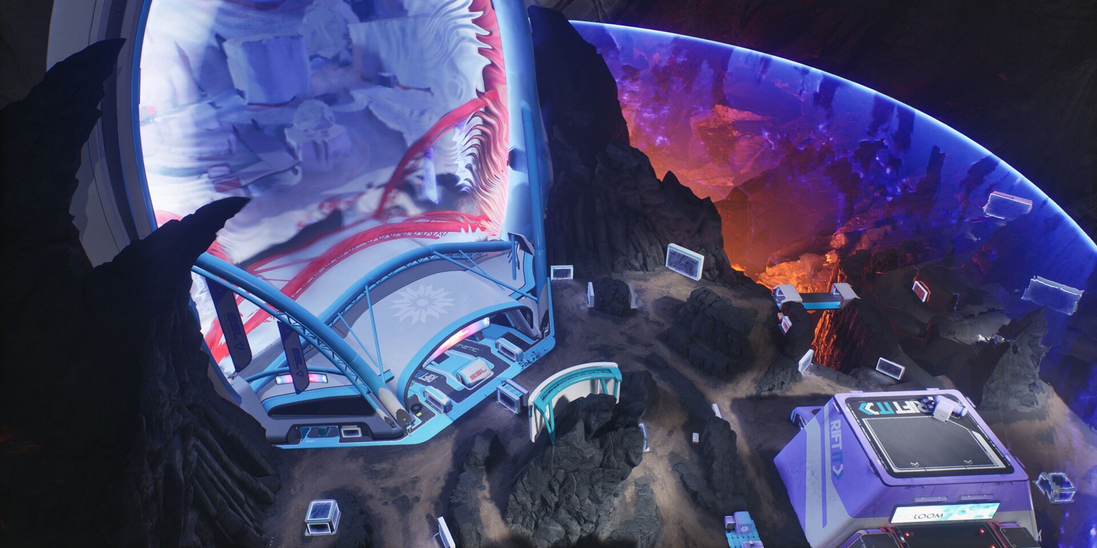 Splitgate 2バトルロワイヤル：ベストドロップゾーン