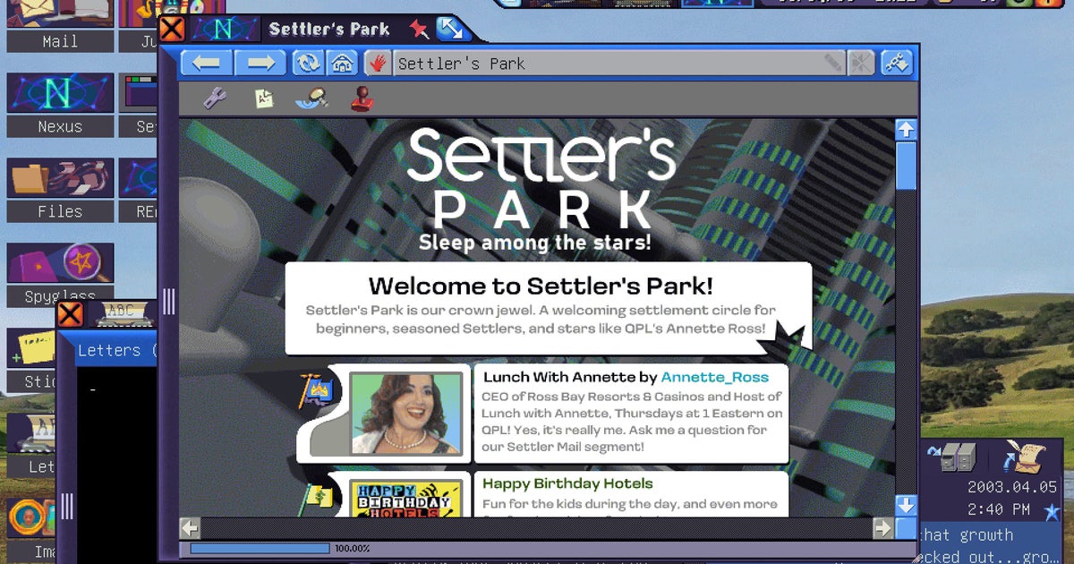 Early Internet Inspired Browser Game Hypnospace OutlawのフォローアップであるDreamsettlerがキャンセルされました