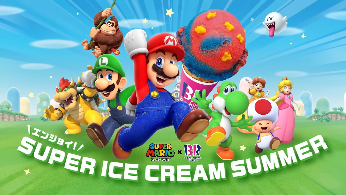 バスキン・ロビンズに戻るためのスーパーマリオキャンペーン