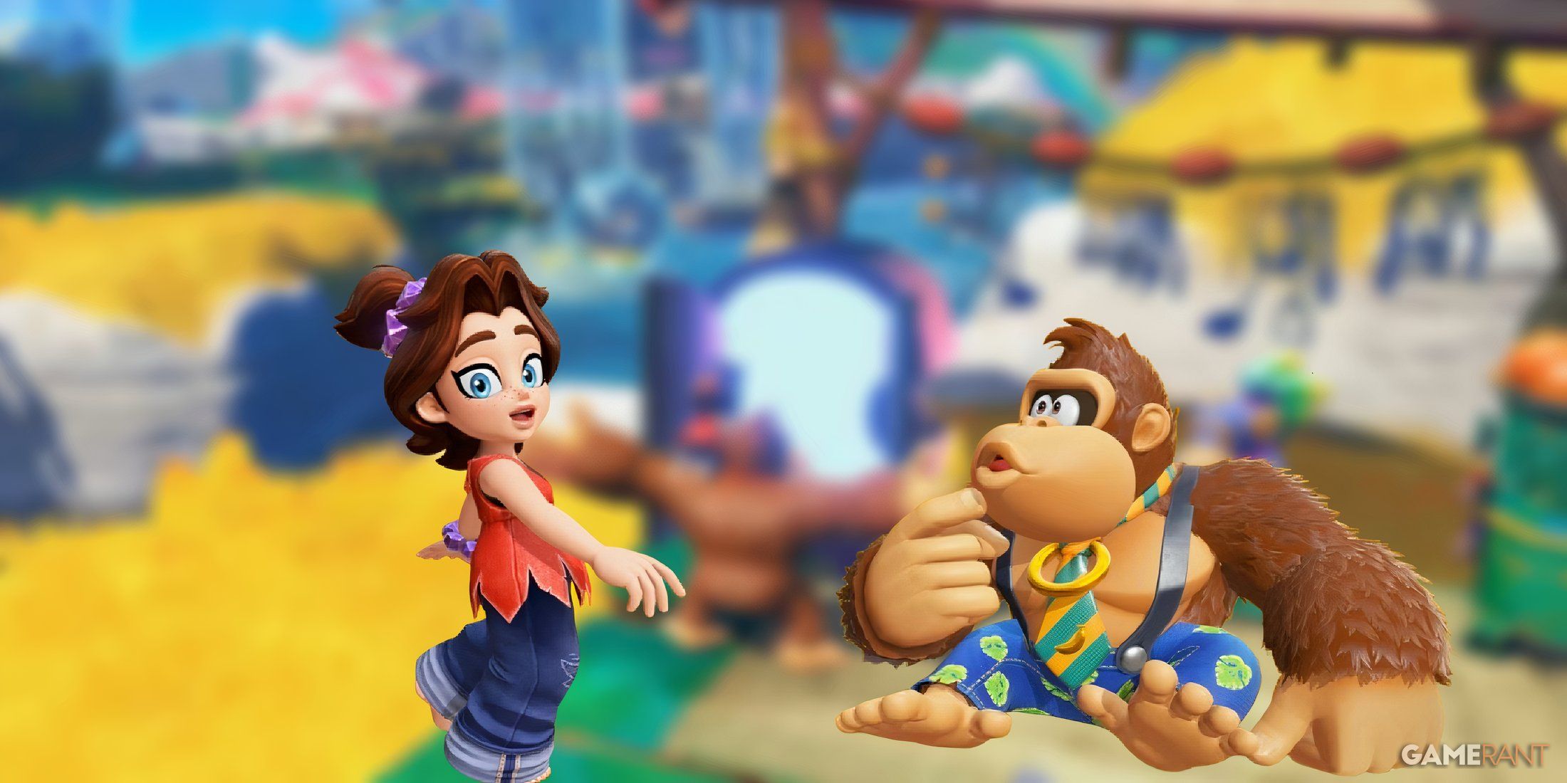 ドンキーコングバナンザで服を着て新しい服を着る方法