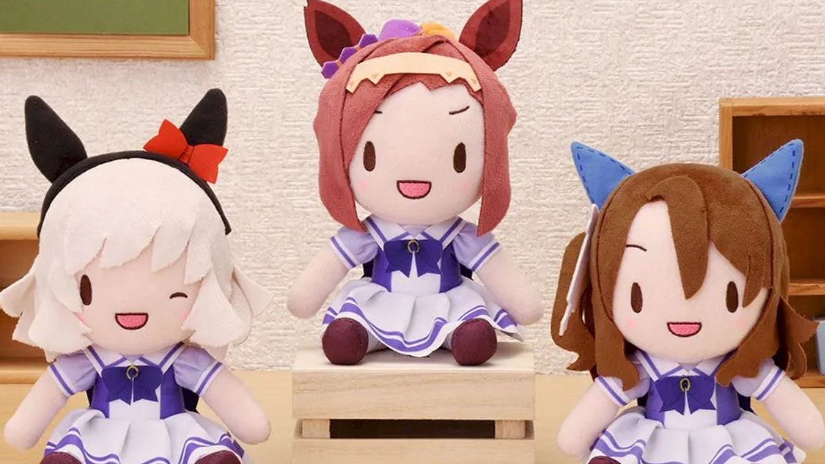 新しいUmamusumeのぬいぐるみは、Sakura Bakushin、King Halo、Currenです