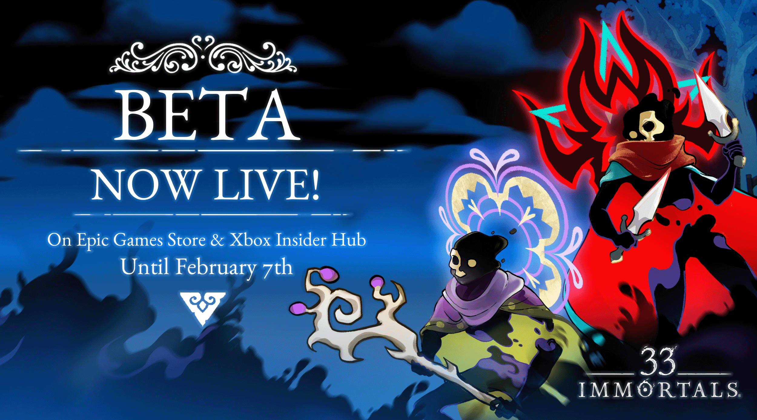 '33 Immortals '壮大なゲームストア&Xboxでの最新のベータライブ