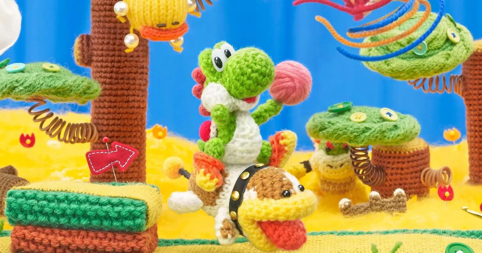 ヨッシーの羊毛の世界は密かに切り替えて切り替えに来ていますか？