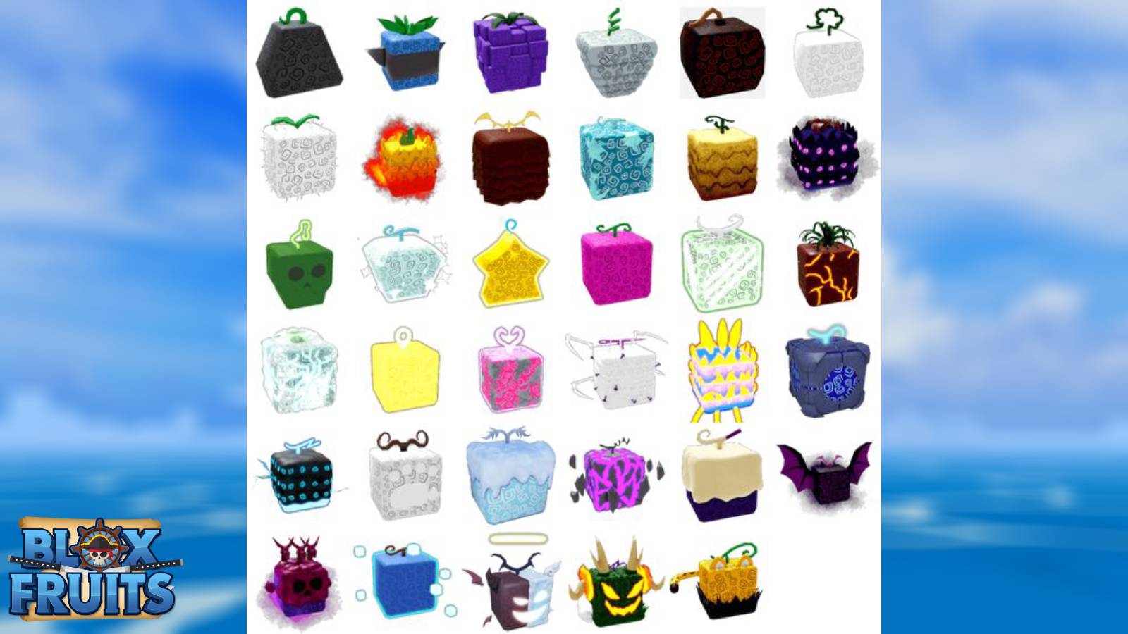 Blox Fruitsで最高の果物：ゲームのトップ10の果物をランク付け