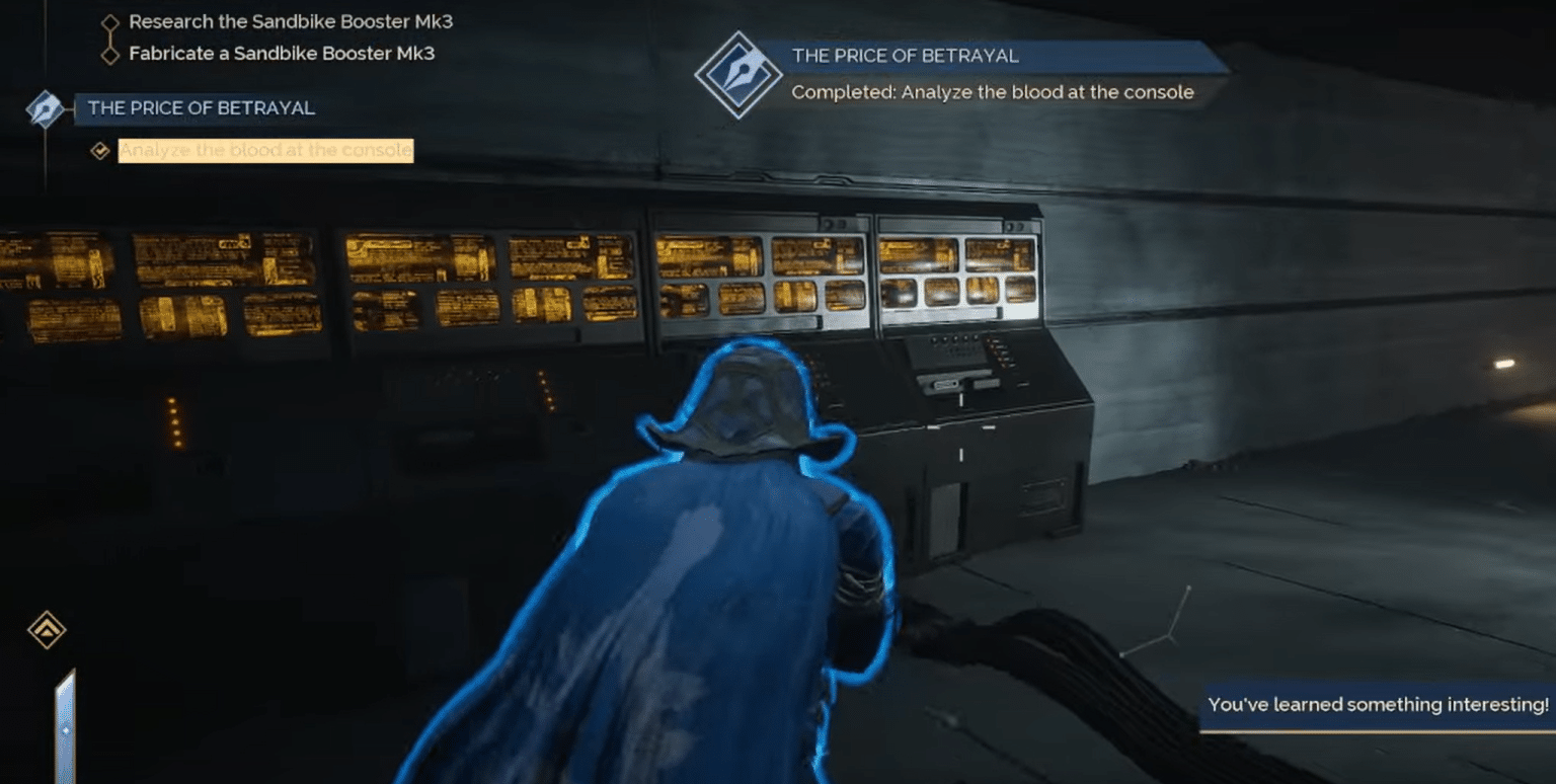 Dune Awakening：コンソールで血液を分析する方法