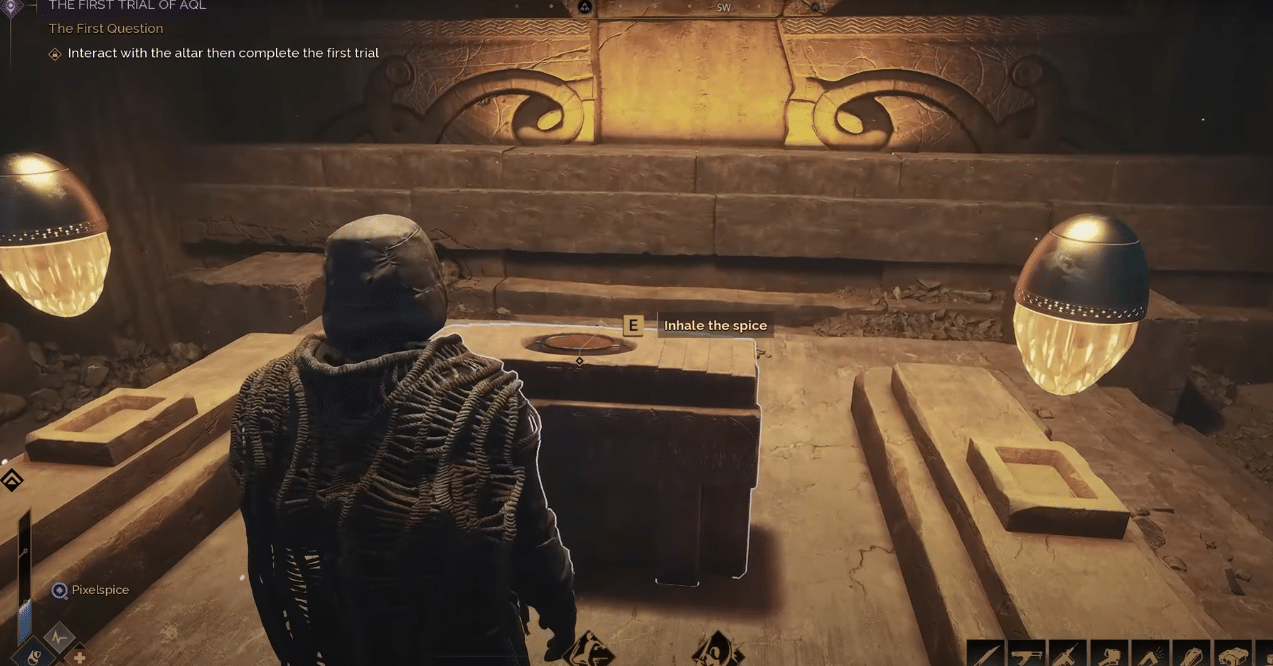 Dune AwakeningのAQLロケーションの8つの試験すべて