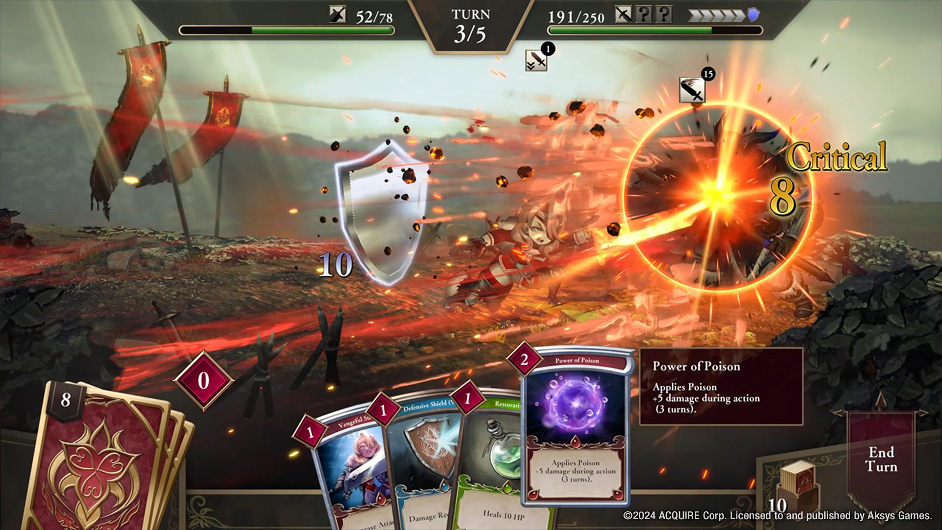 カードRPG：The Misty Battlefield PhysicalEditionが12月4日に西で発売