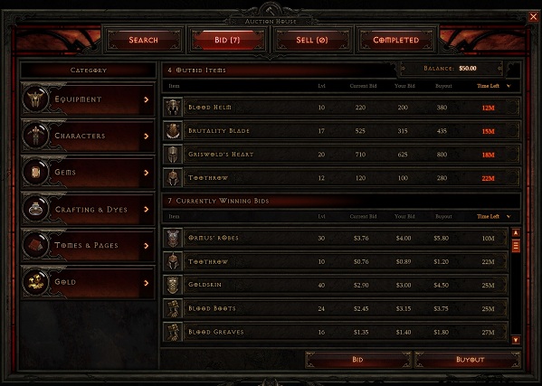 Diablo IIIには本物のマネーオークションハウスがあり、オンラインのみで、MODが嫌いです