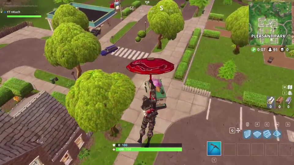 Fortniteアイスクリームトラックの場所：アイスクリームトラックを見つける場所