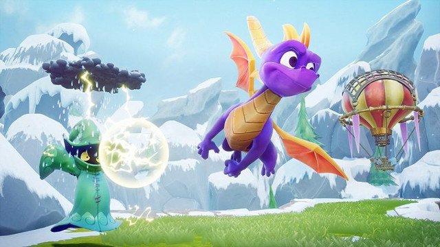 Spyroがリークされた3部作が漏れた、最初のスクリーンショットが明らかにした