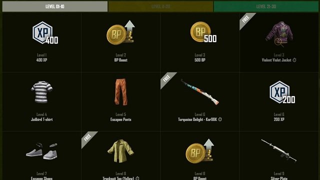 PUBGイベントの合格価格と詳細が明らかになりました