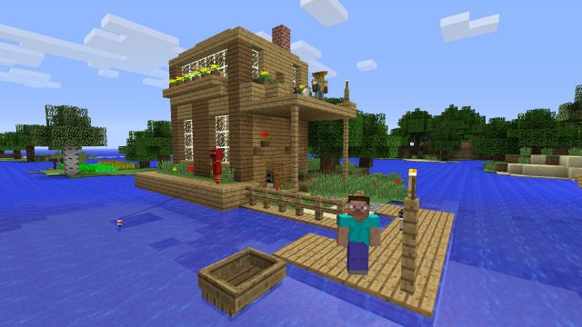 Minecraftは、サイモンペッグが娘と結合しました