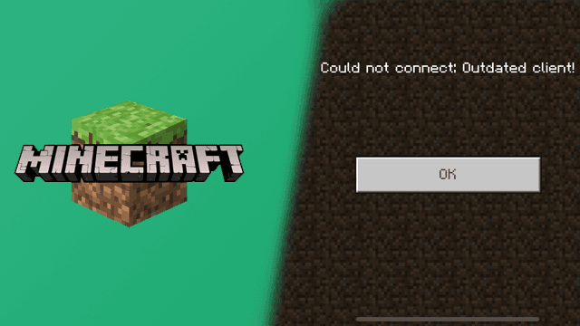 Minecraft時代遅れのクライアントエラー修正
