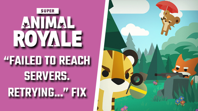 Super Animal Royaleを修正する方法は、サーバーに到達できませんでした。再生 'エラー